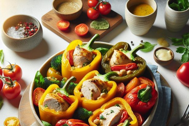 Savory Turkey Stuffed Bell Peppers: A Nutritious Delight