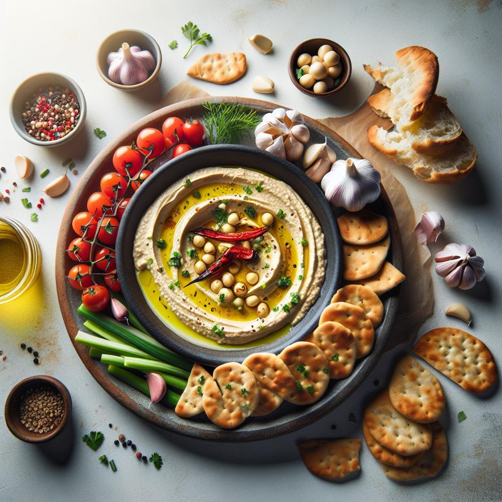 Unlock Flavor: How to Make Roasted Garlic Hummus Dip