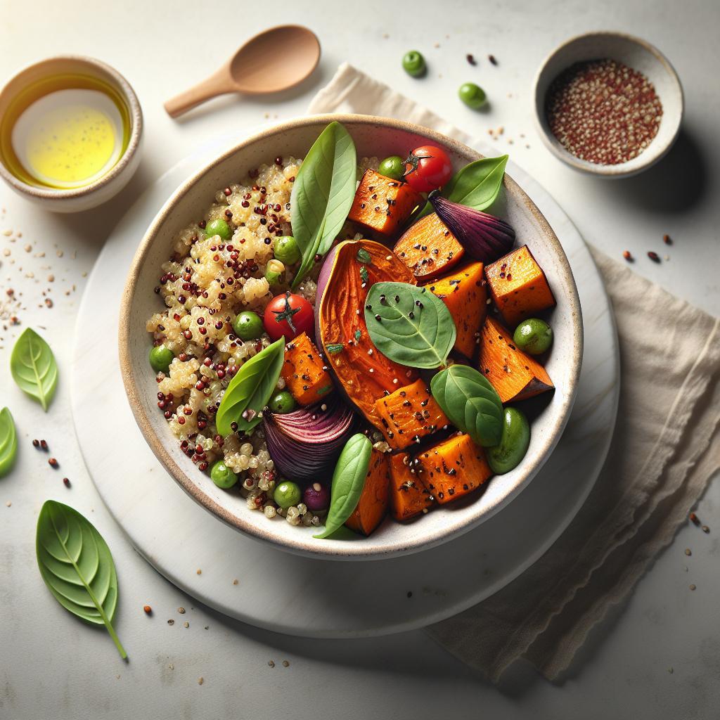 Nourish Your Body: Roasted Sweet Potato & Quinoa Delight