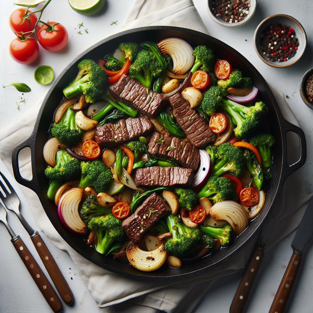 Sizzling Beef & Broccoli Skillet: A Flavor-Packed Feast