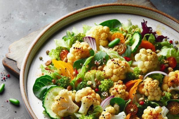 Crunchy Roasted Cauliflower Salad: A Flavor-Packed Delight