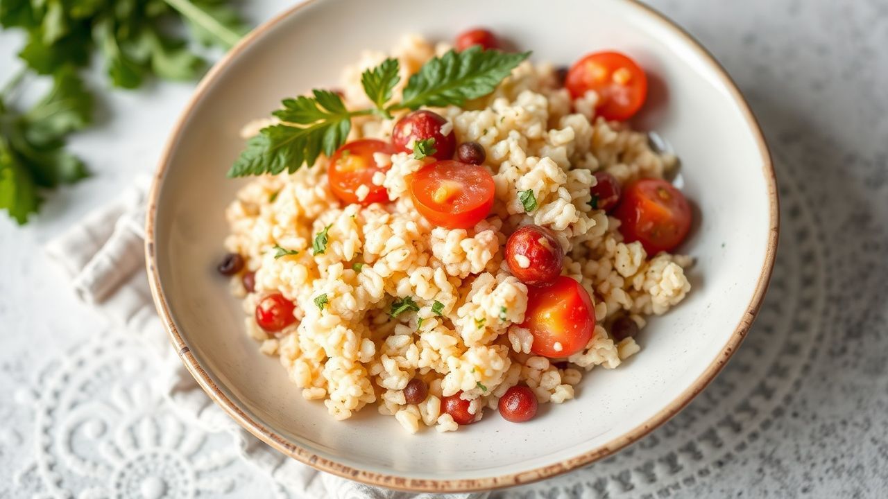 Bowls of gluten-free couscous alternatives: quinoa, millet, cauliflower, and rice